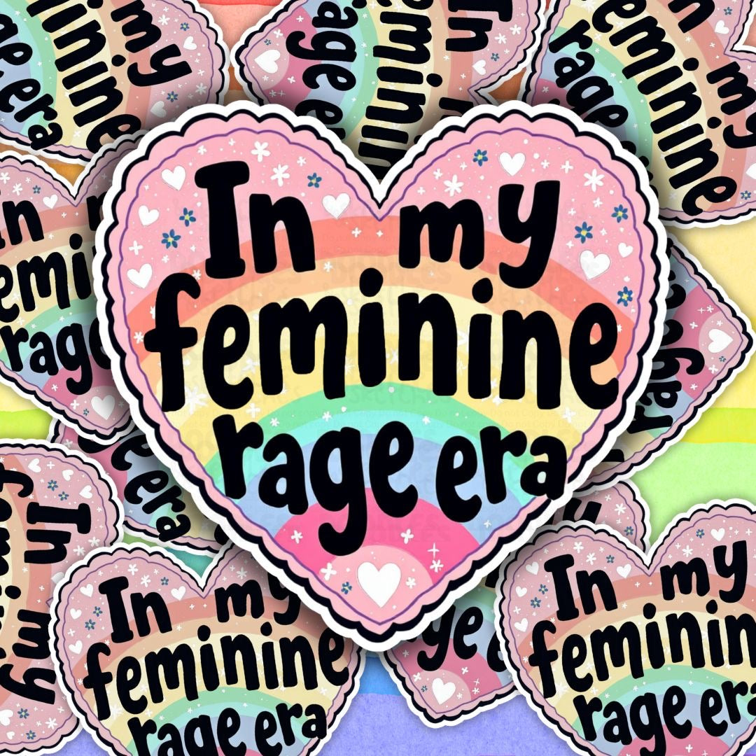 Feminine Rage Sticker