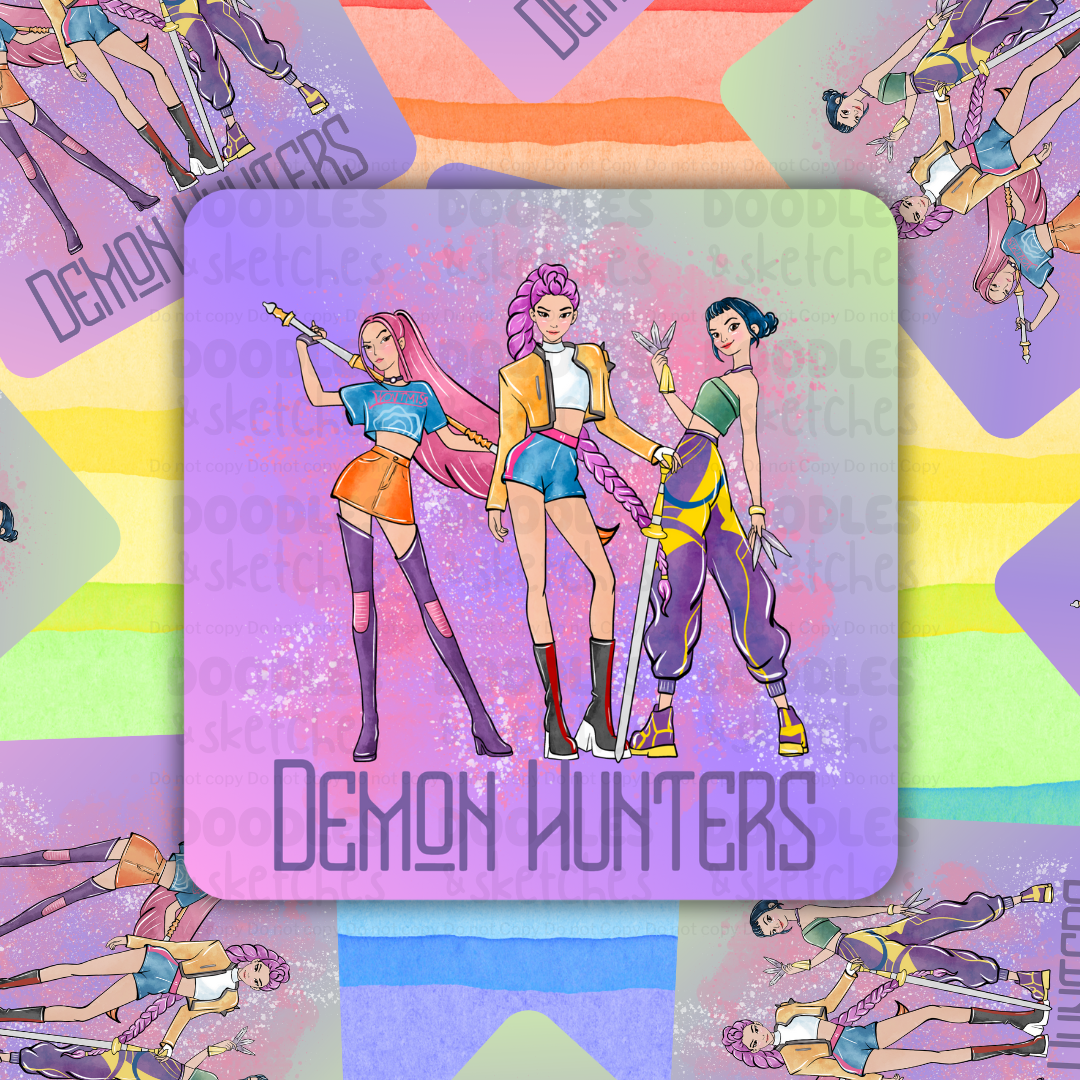 Demons & Hunters Stickers (Singles & Set)