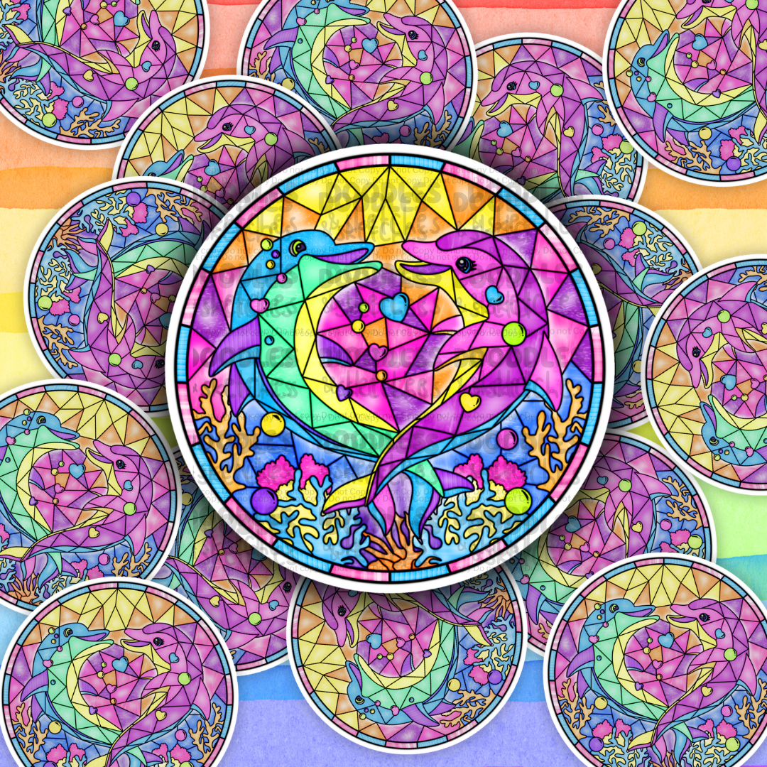 Nostalgia Stained Glass Sticker Set (All 8 Designs!)
