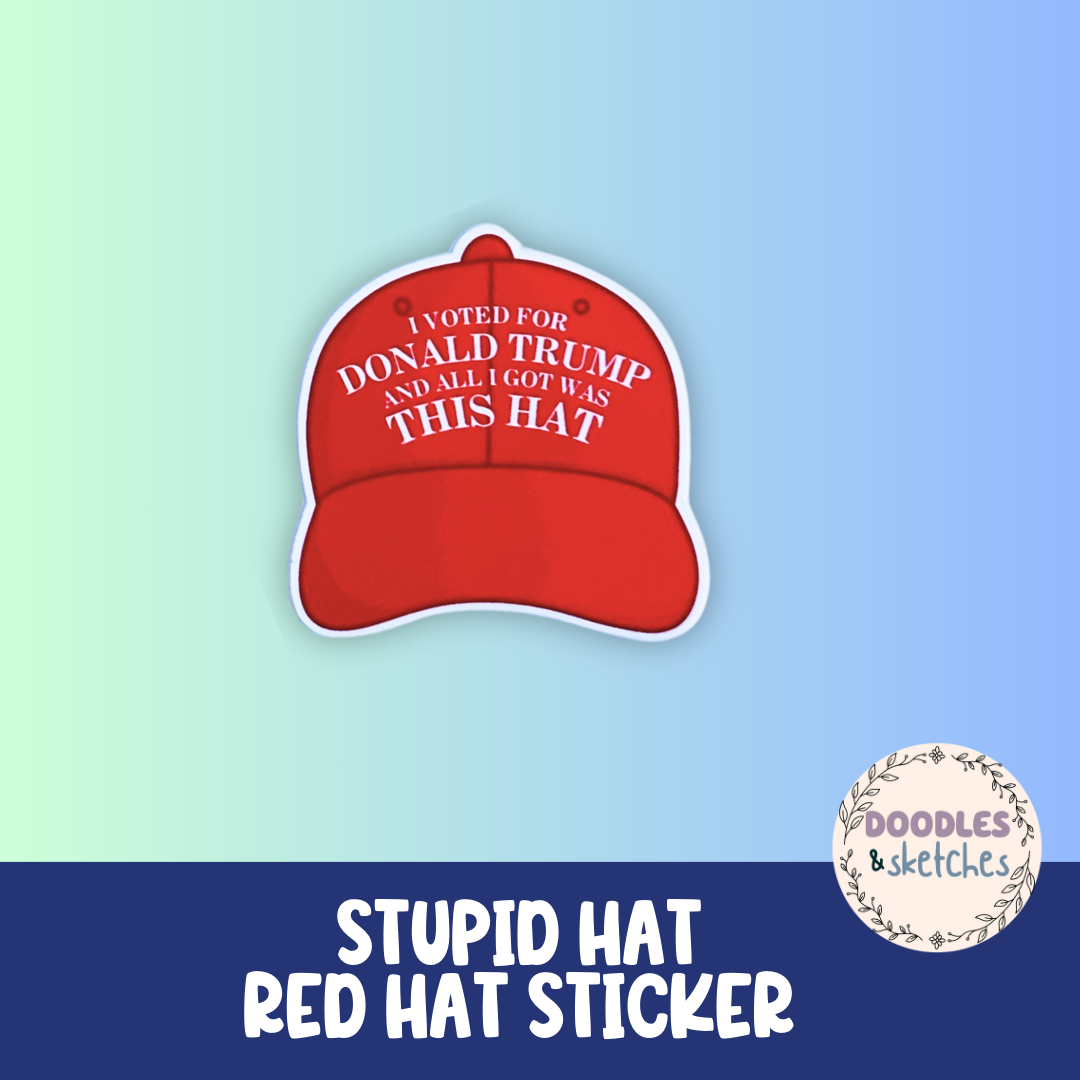 Funny Red Hat Stickers- Individuals and Set Available