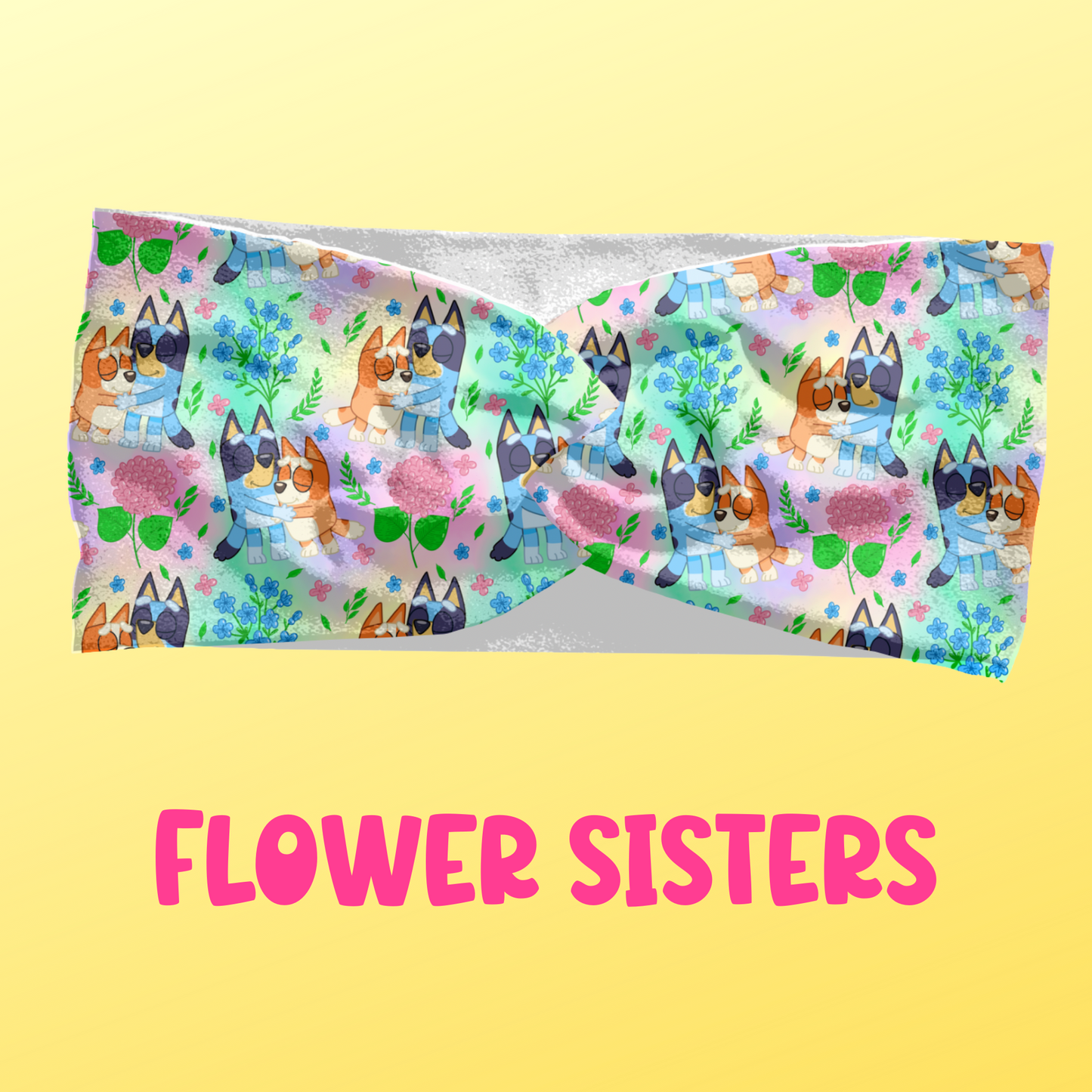 Flower Sisters – Scrunchie or Headbands