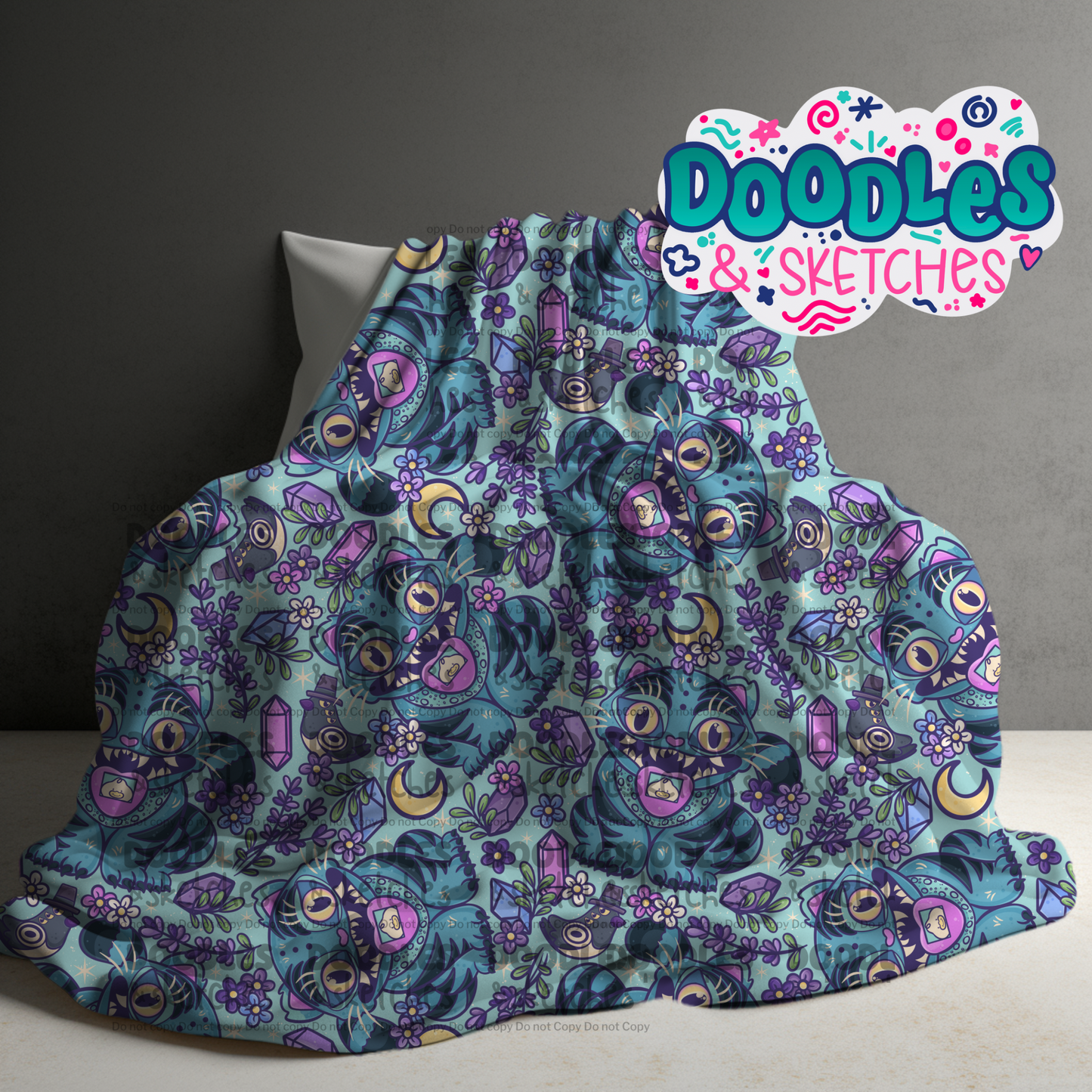 Lavender Derpy Soft Touch Blanket
