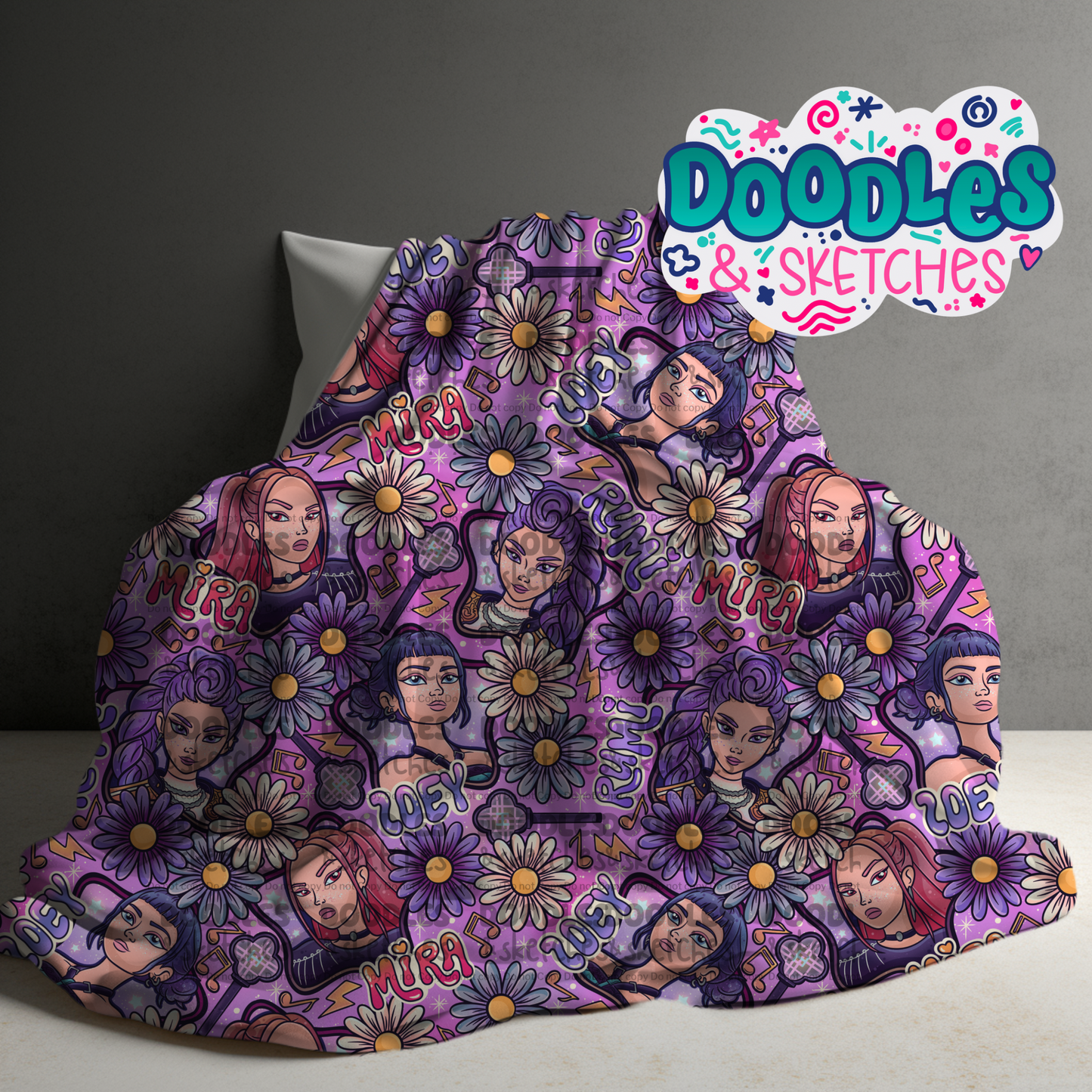 Starry Honmoon Soft Touch Blanket