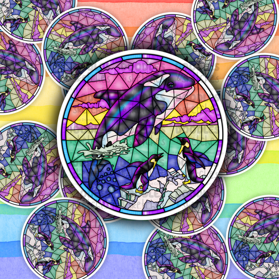 Nostalgia Stained Glass Sticker Set (All 8 Designs!)