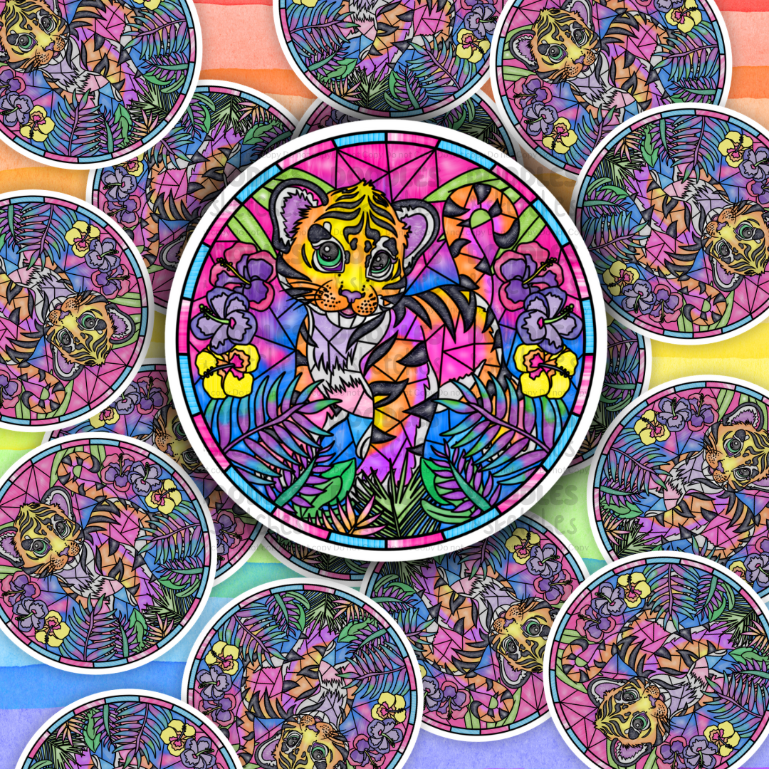Nostalgia Stained Glass Sticker Set (All 8 Designs!)