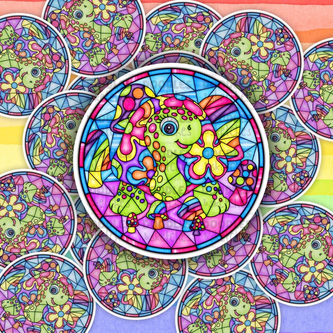 Nostalgia Stained Glass Sticker Set (All 8 Designs!)