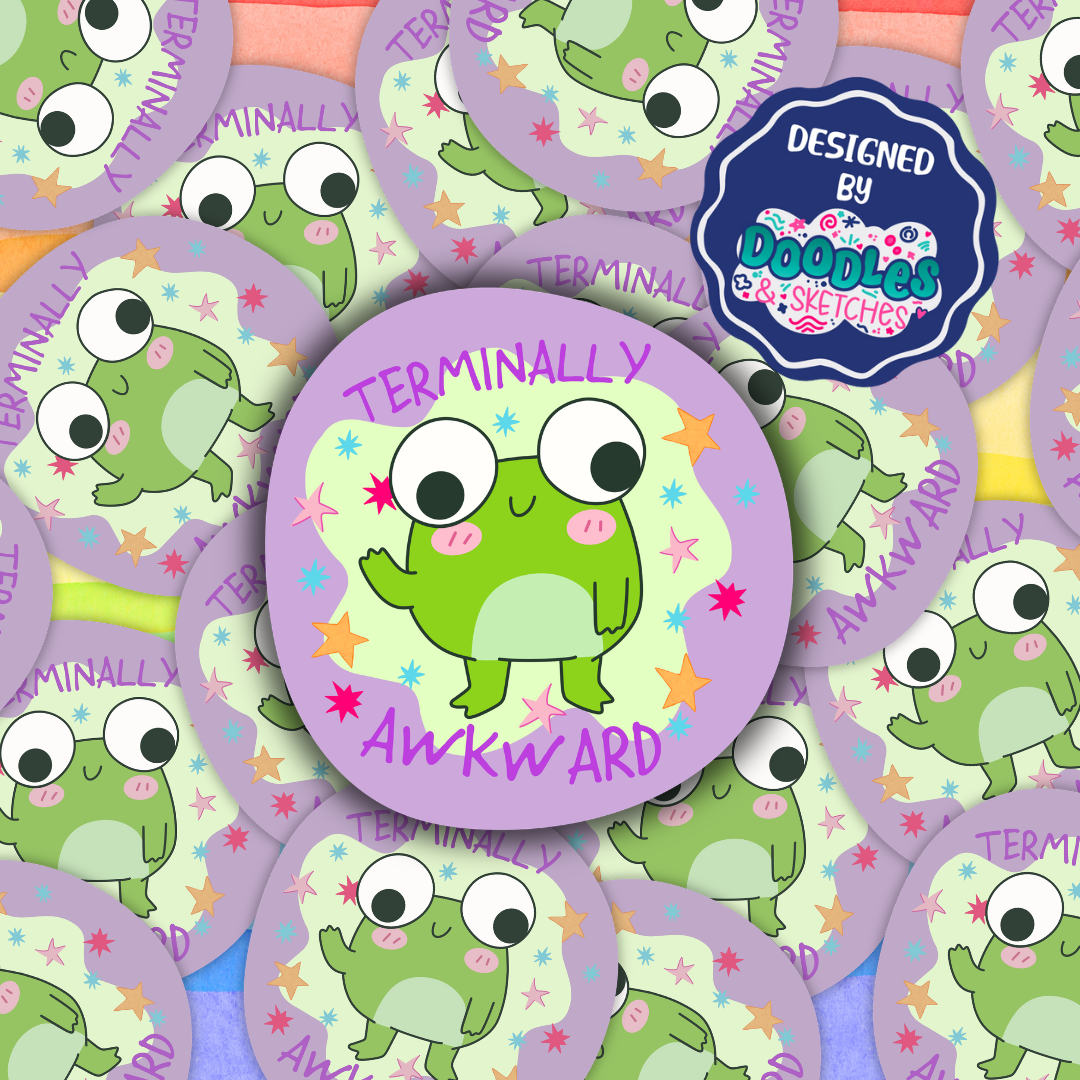Terminally Awkward Sticker