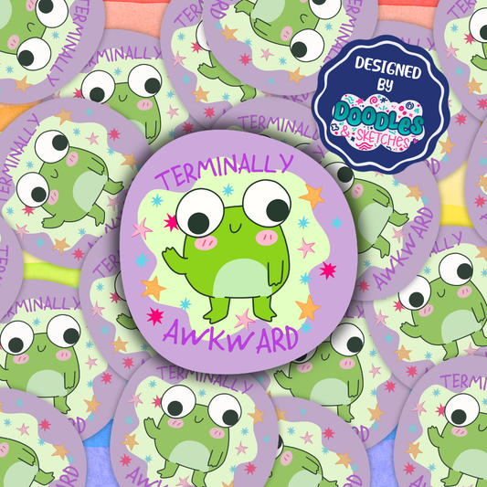 Terminally Awkward Sticker