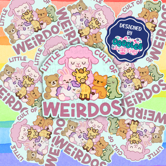 Little Cult of Weirdos Sticker