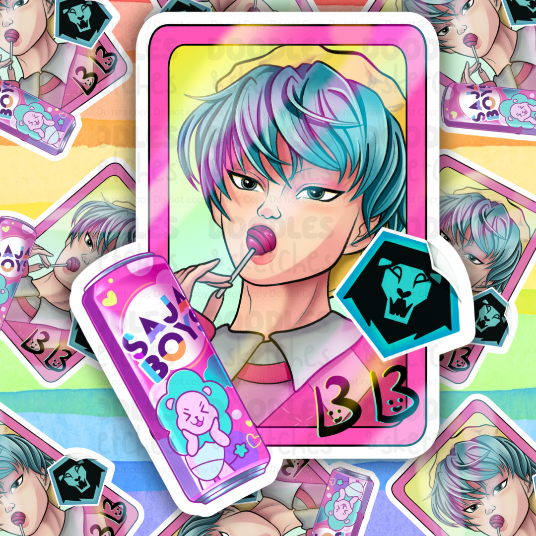 Demon Cards Sticker Set