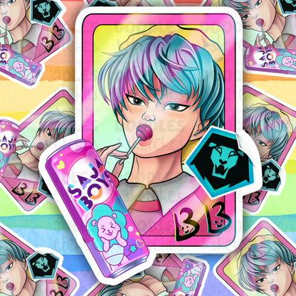 Demon Cards Sticker Set