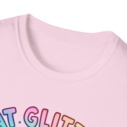 Eat Glitter Be Gay Raccoon T-Shirt – Cute LGBTQ+ Pride Shirt – Unisex Tee