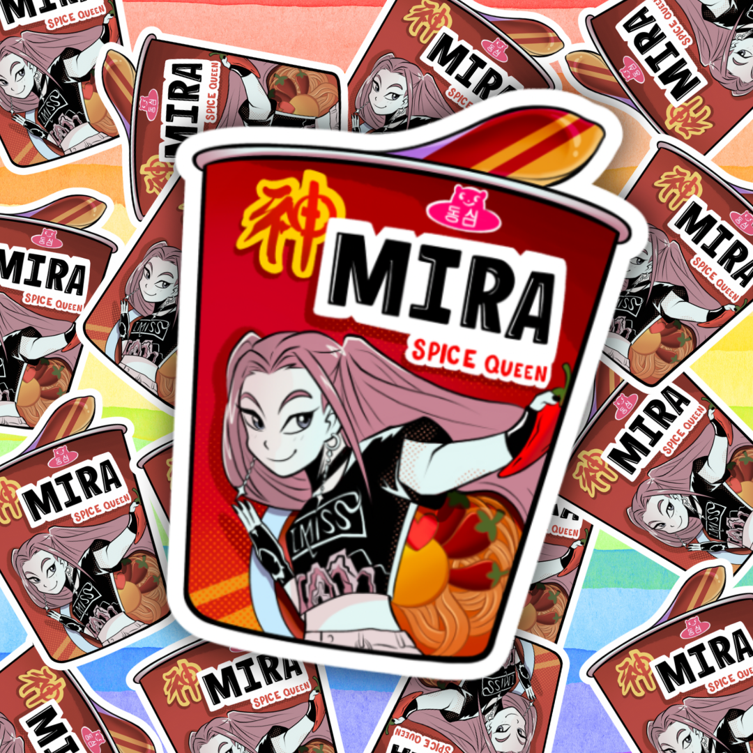 Hunters Ramen Stickers (individuals & set of 3 available)