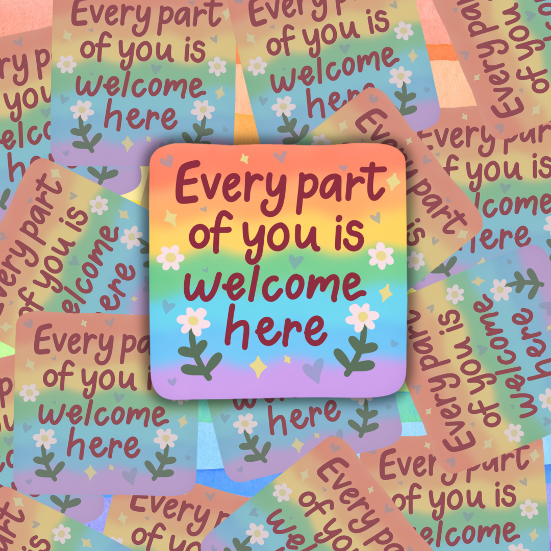Welcome Here Sticker