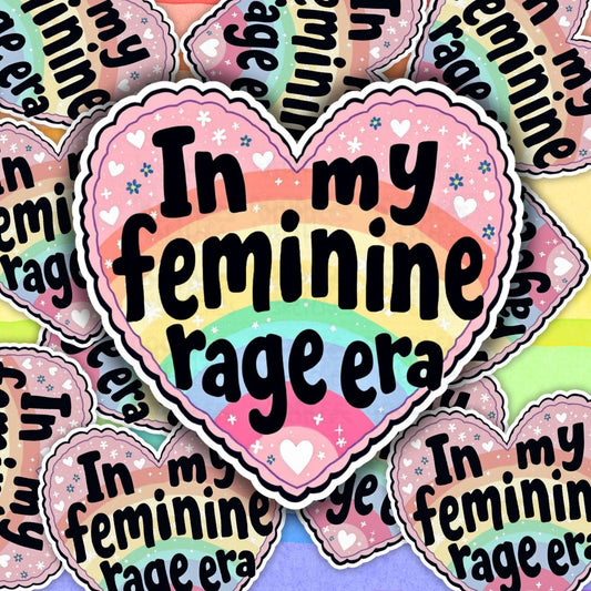 Feminine Rage Sticker