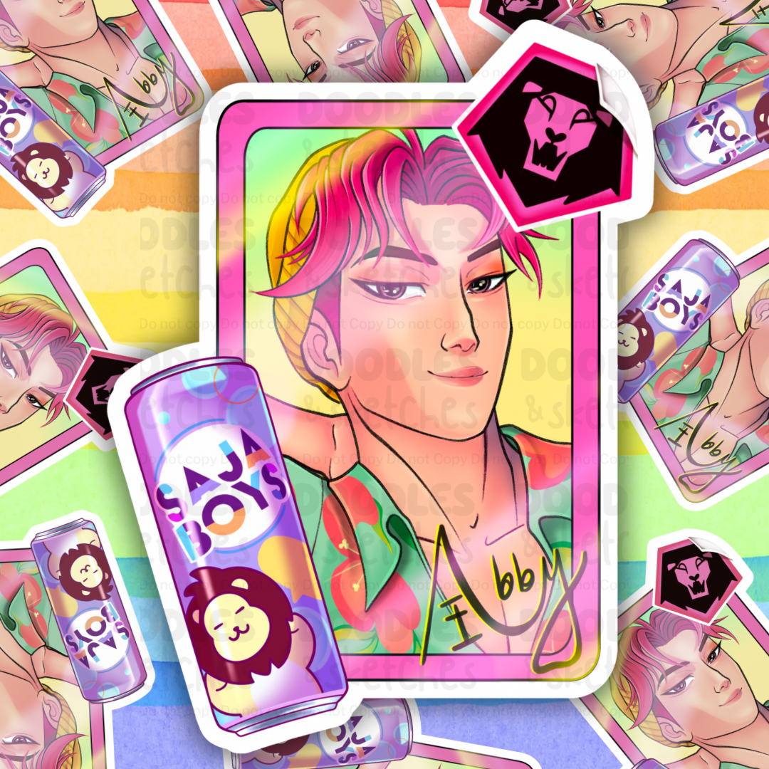 Demon Cards Sticker Set