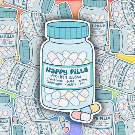 Happy Pills Sticker
