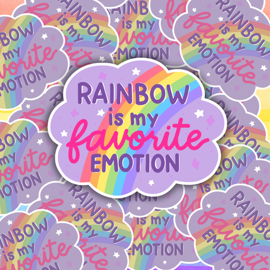 Rainbow Emotion Sticker
