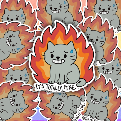 Totally Fine Sticker