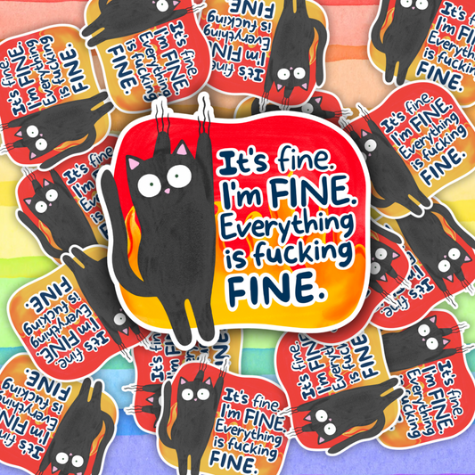 It’s Fine I'm Fine Sticker