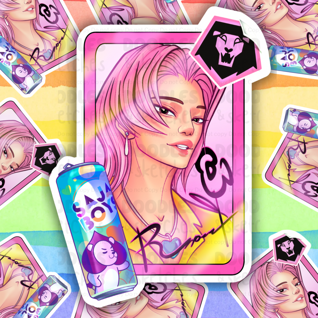 Demon Cards Sticker Set