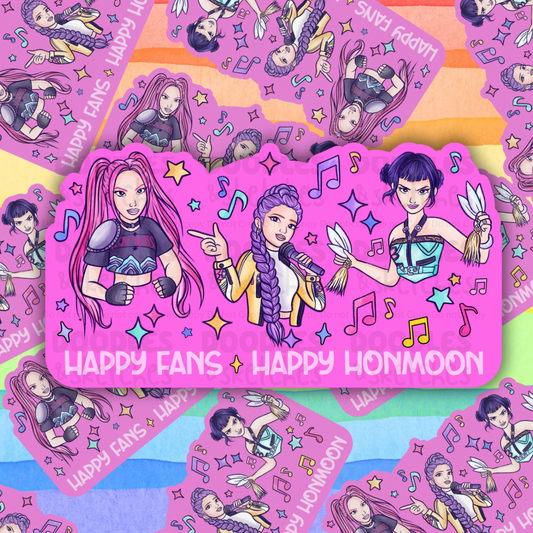 Happy Honmoon Sticker