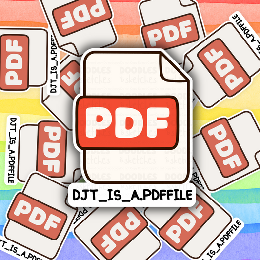 DJT PDF Sticker