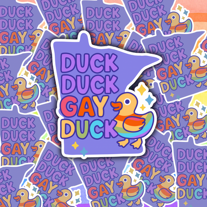 Gay Duck Sticker