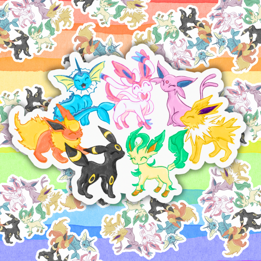 Poke Evolutions Sticker