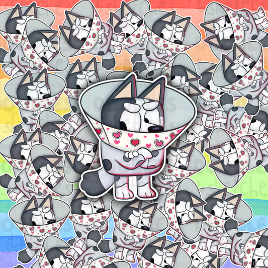 Heart Cone Sticker