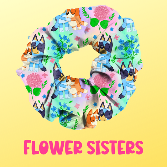 Flower Sisters – Scrunchie or Headbands