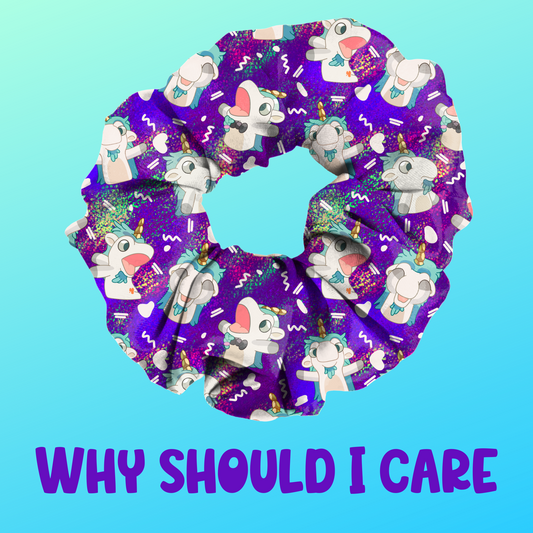 Why Should I Care – Scrunchie or Headband