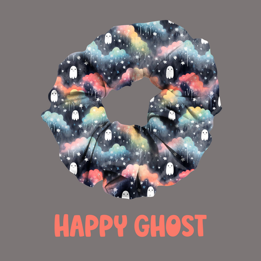 Happy Ghost – Scrunchie or Headband