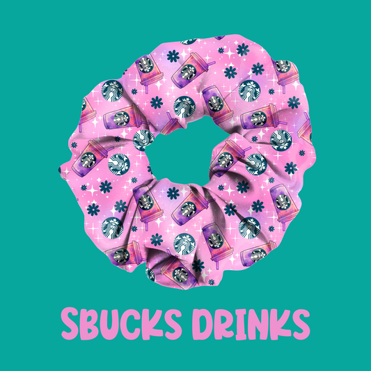 Sbucks Drinks – Scrunchie or Headband