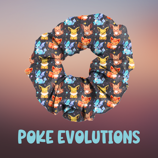 Poke Evolutions – Scrunchie or Headband