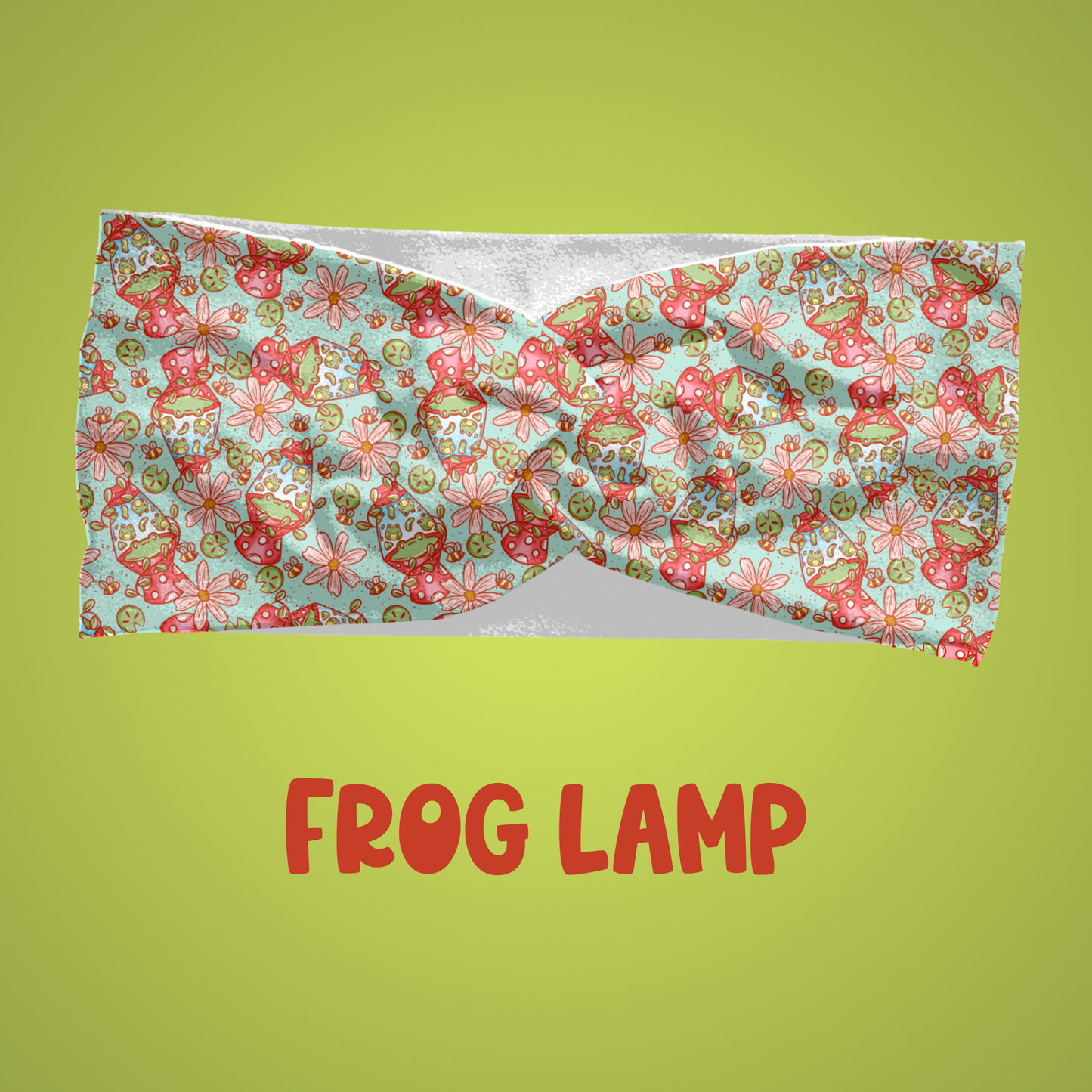Frog Lamp – Scrunchie or Headband