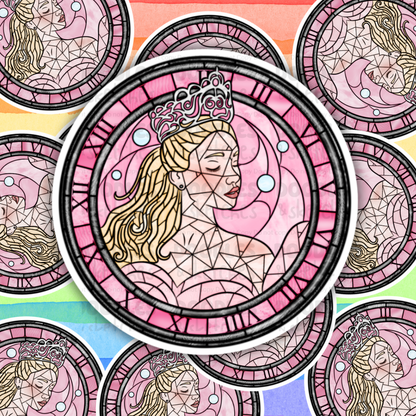 Witches Stained Glass (individuals & set of 2 available)