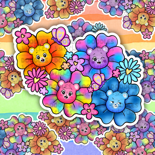 Flower Bears Sticker