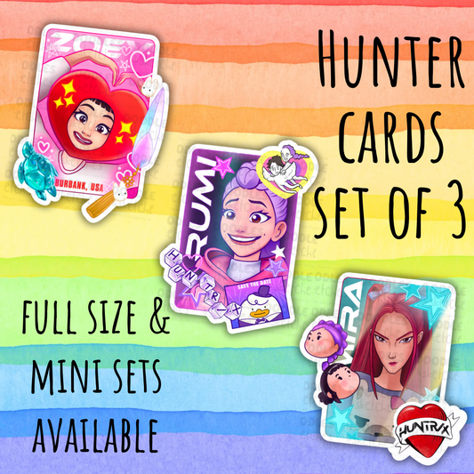 Hunter Cards Sticker Set