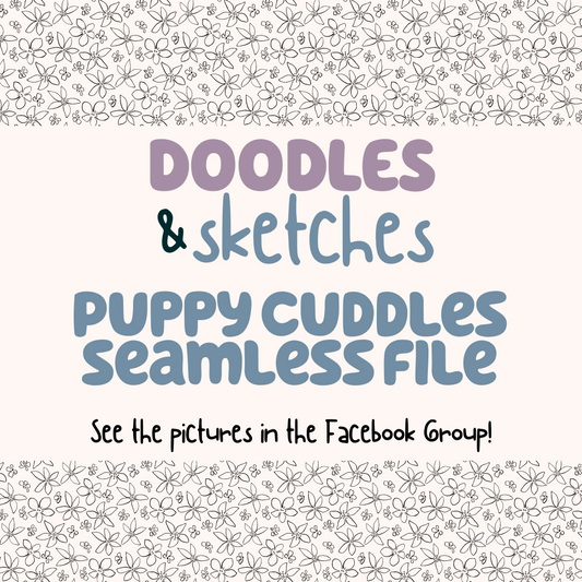 Puppy Cuddles Seamless File